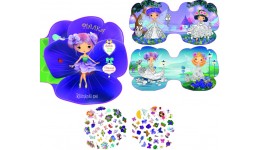 Квіткові феї: Фіалка. 72 наліпок (укр.мова) вид-во Кристалбук 8 стор 216*216мм