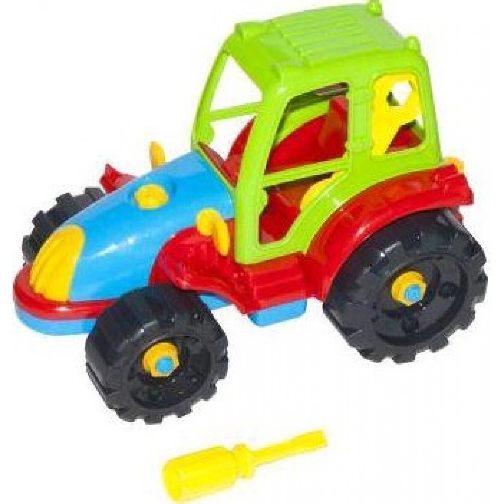 Конструктор Трактор з викруткою ИП.30.005  ТМ Toys Plast