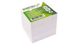 Блок паперу Fresh Up FR-1511 для нотаток білий не клеєний 85х85х800арк  (1/18)