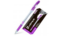 Ручка масляна HIPER Max Writer HO-335 0 7мм фіолетова 2500м(10 шт. в упаковці)