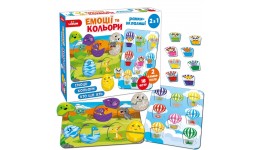 Гра настільна Емоції та кольори Рамки-вкладиші 2в1 ME5032-17  в коробці