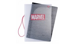 Блокнот А4 YES  48арк. 764425 клітинка  в пластиковій папці з малюнком  MARVEL BLACK  скоба (1