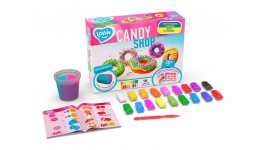 Тісто для ліплення набір 18 кольорів + 1 склянка з трикол.тістом Candy Shop TM Lovin 41192