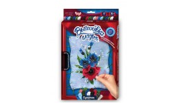 Вишивка гладдю по номерам на розтяжці VGL-01-06 Букетик ТМ Danko toys(рос.мова на упаковці)