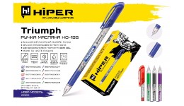 Ручка масляна HIPER HO- 195 Triumph  0 7мм  синя (10 шт. в упаковці)/1000