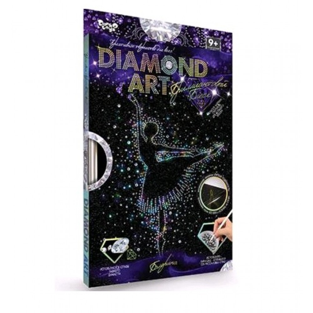 Діамантовий живопис DAR-01-01  DIAMOND ART Балерина ДТ (1/18)