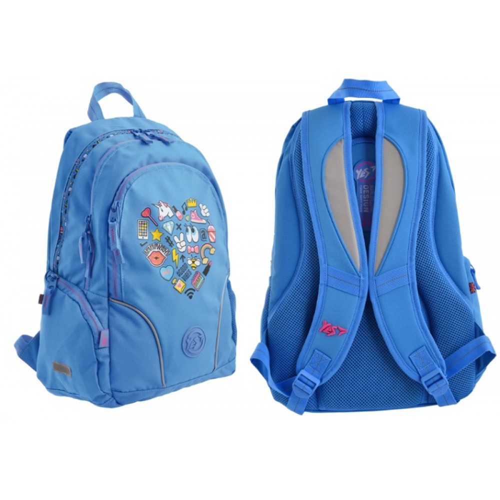 Рюкзак  шкільний YES 556713  T-26 Lolly  Funny mix   3 відділення р.45х30х14см