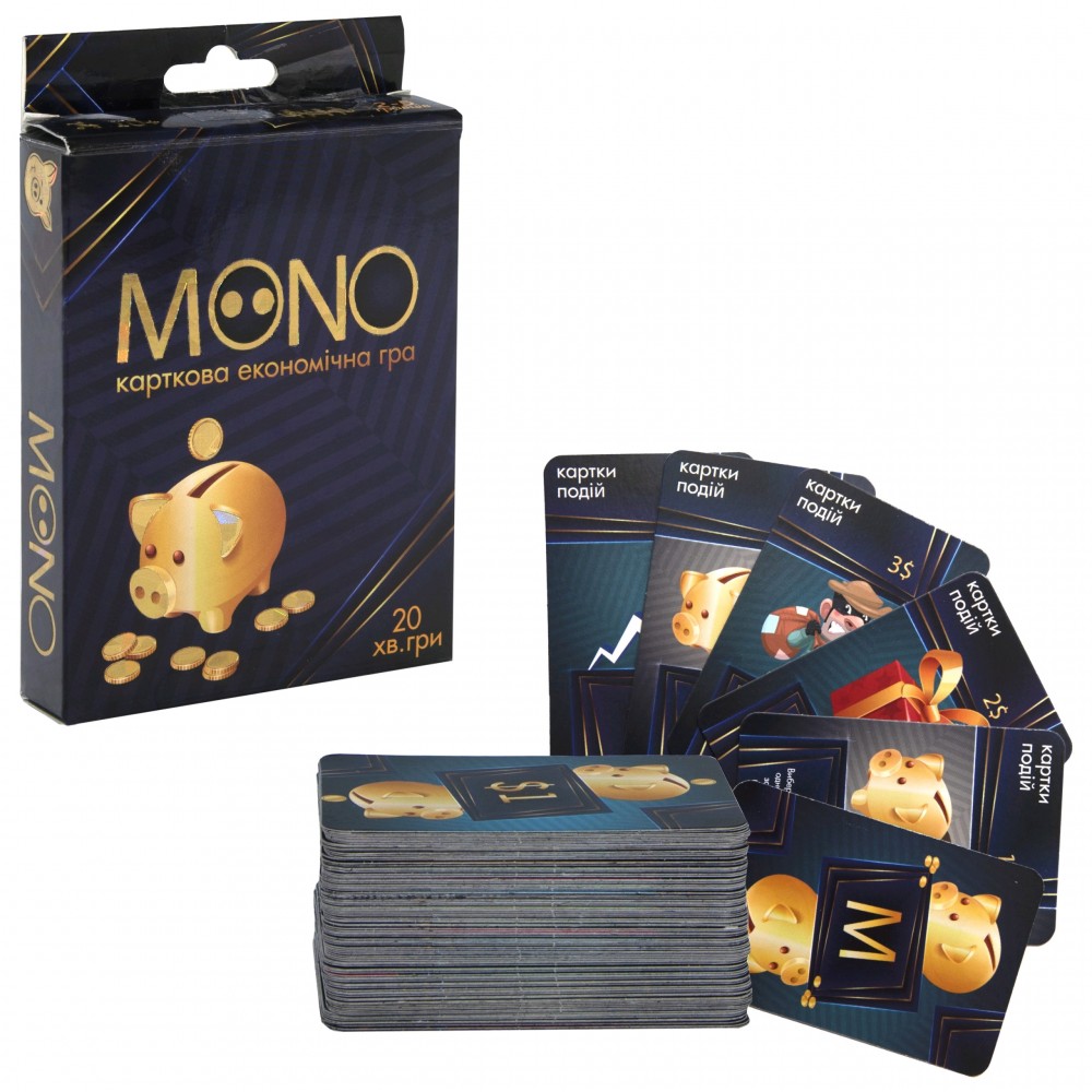 Гра карткова ТМ STRATEG арт.30569   Mono  110 карток в коробці 13 5х9х2 2 (у)
