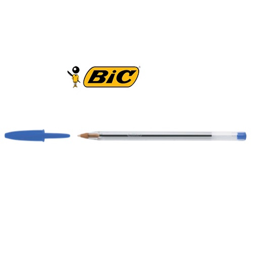 Ручка кулькова BIC 8373609 синя  Cristal  1мм (50 шт. в упаковці)