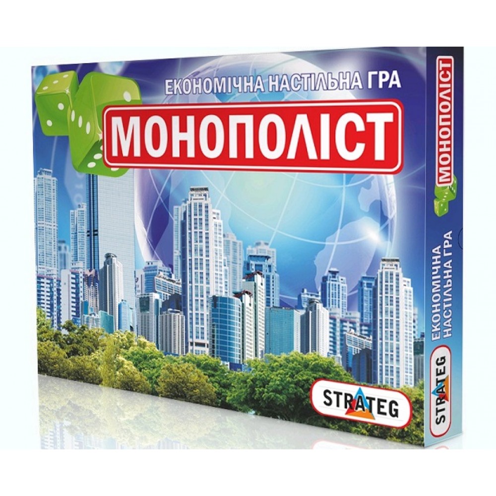 Гра настільна ТМ STRATEG економічна арт.508   Монополіст  коробка 38-29-4(у)