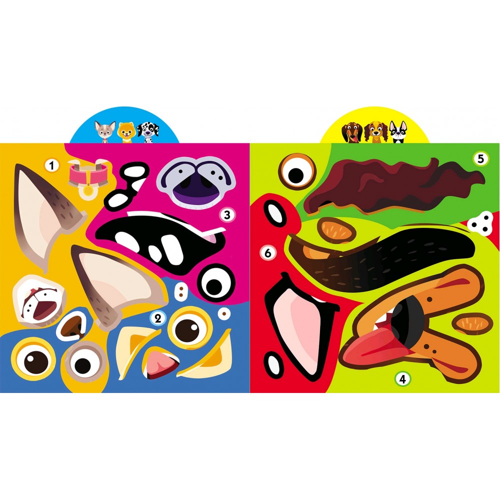 Грайка-розвивайка : Песики. 57 великих наліпок (у) КБ  20 5*24 см  8 ст