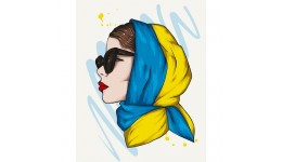 Картина  по  номерах  Справжній стиль  40*50 см 10055-AC 3 рівень.склад.18 акрил.фарб  3 пензл