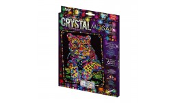 Мозаїка з кольорових кристалів: CRYSTAL MOSAIC CRM-02-03 розмір 21х30 см TM Danko Toys (1/10)