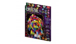 Мозаїка з кольорових кристалів: CRYSTAL MOSAIC CRM-02-05 розмір 21х30 см TM Danko Toys (1/10)