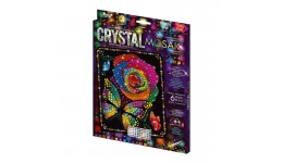 Мозаїка з кольорових кристалів: CRYSTAL MOSAIC CRM-02-07 розмір 21х30 см TM Danko Toys (1/10)