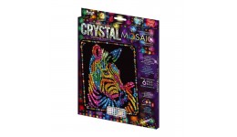 Мозаїка з кольорових кристалів: CRYSTAL MOSAIC CRM-02-08 розмір 21х30 см TM Danko Toys (1/10)