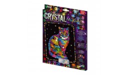 Мозаїка з кольорових кристалів: CRYSTAL MOSAIC CRM-02-09 розмір 21х30 см TM Danko Toys (1/10)
