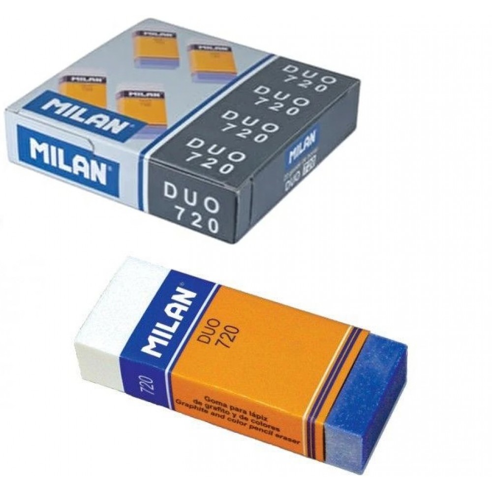 Гумка MILAN  720 DUO (20 шт. в упаковці)