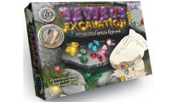 Набір д/проведення розкопок  6+JEWELS EXCAVATION 02 Дорогоцінне каміння ТМ Danko toys