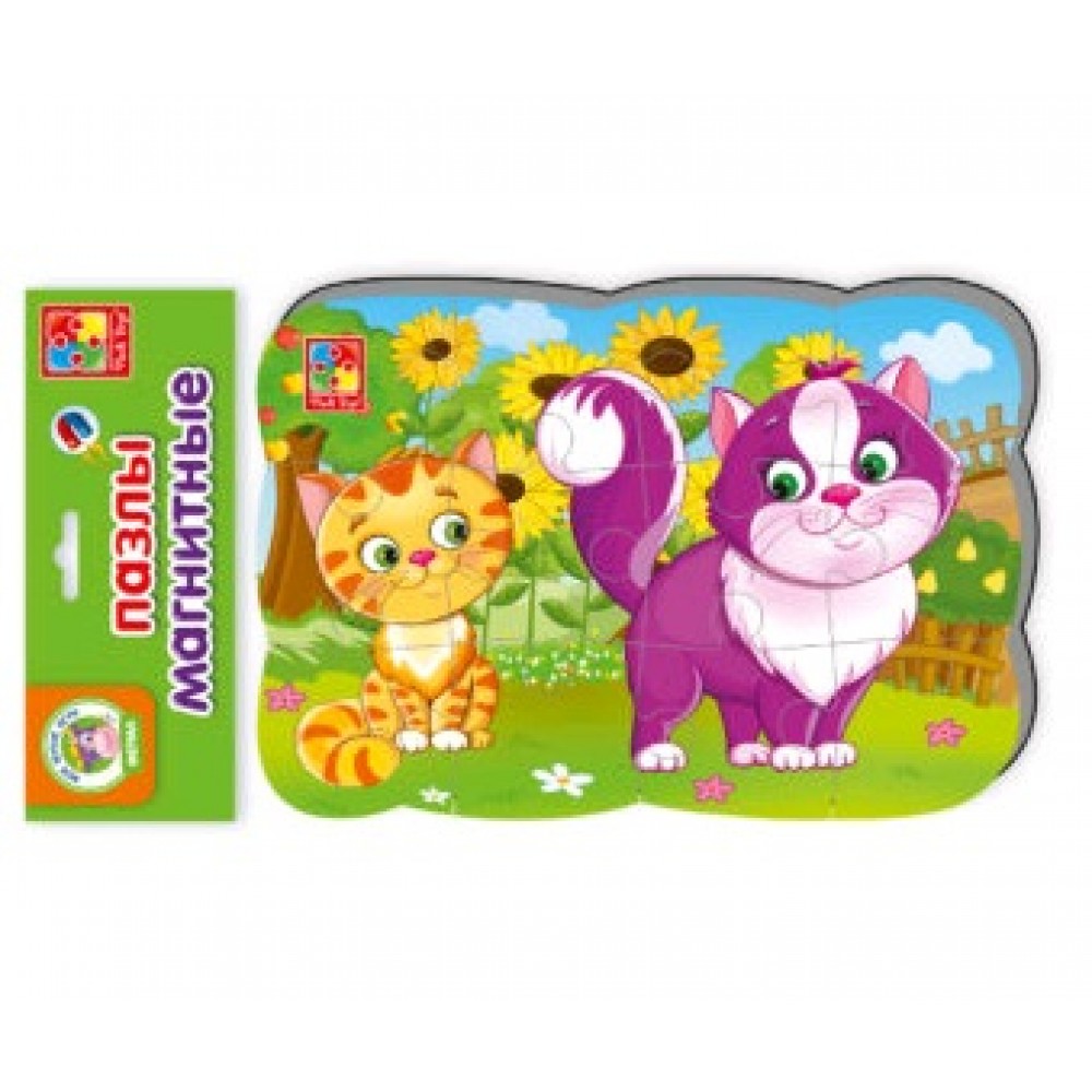 Магнітні пазли 3205-73 Котики (Vladi Toys)