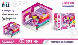 Констр. для дівчат Kids hits IBLOCK JUNIOR KH08/007/1 193дет. в коробці р.24х16х6см