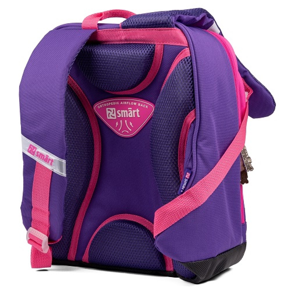 Рюкзак  шкільний SMART H-55  Follow the rainbow   фіолетовий розмір 38х26х13 см