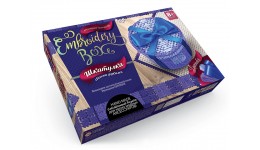 Скринька вишита гладдю Embroidery Box EMB-01-02 Синій бант в кор.28*19 5*3 5см Д/Т(1/16)