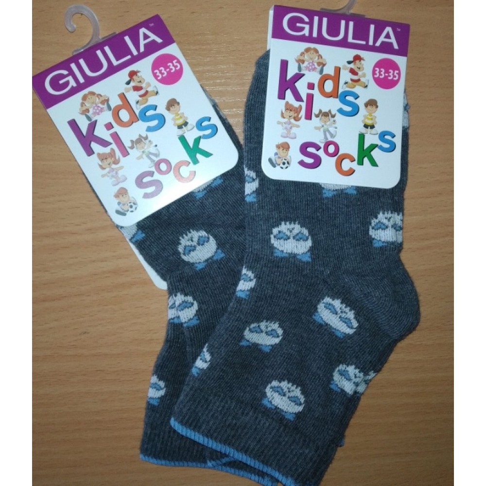 Шкарпетки дитячі 16 (24-26) KSL-018 MELANGE calzinodeep grey melange-69%бавовн 26%поліам 5%елас