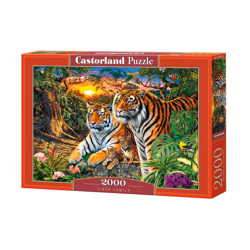 Пазл Касторленд 2000(825) Тигри  92*68 см