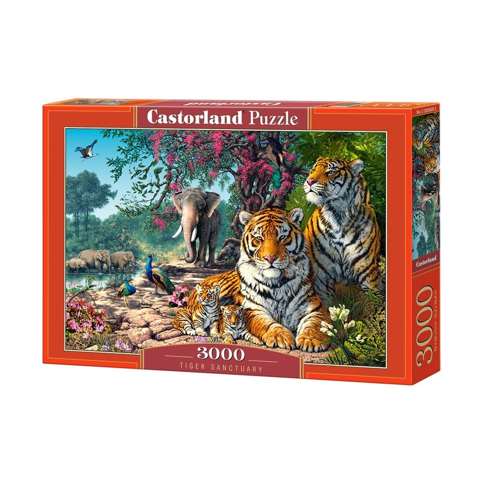 Пазл Касторленд 3000 (600) Тигри  92*68 см