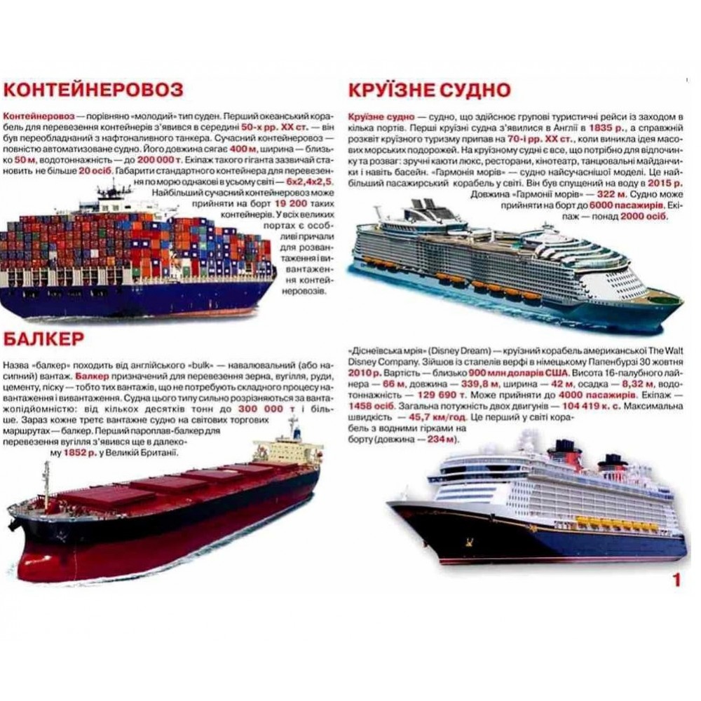Енциклопедія.Велика книжка А3: Пароплави  кораблі  криголами (у) КБ 16 сторінок 240*330мм