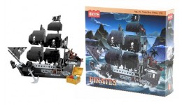 Конструктор COGO  Пірати  (298 елм.) Чорна Перлина в коробці 27.5х25 см