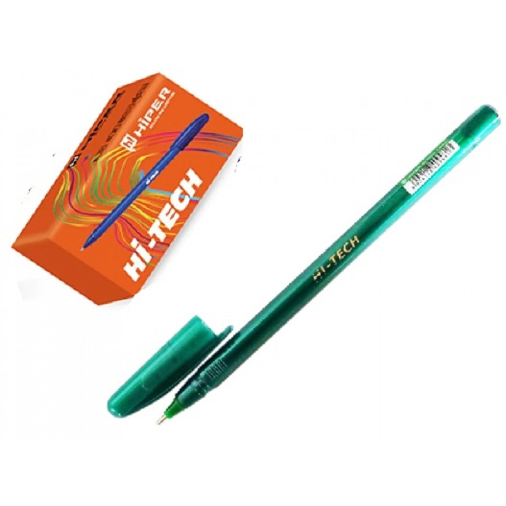 Ручка масляна HIPER HI-TECH HO-540 зелений 1 0мм (25 шт. в упаковці)
