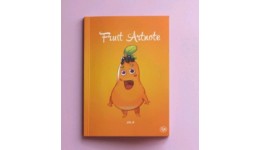 Блокнот А5 PROFIPLAN  64арк Fruit artnote Jolie  papaya (1)