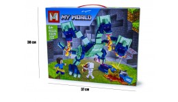 Конструктор My World MG1125 438 деталей в коробці 30х37 см
