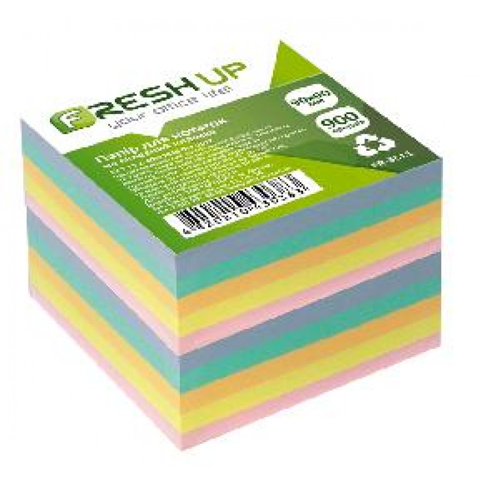 Блок паперу Fresh Up FR-3611 для нотаток класика не клеєний 90х90х900арк (1/36)
