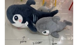 Акула м`яка іграшка арт. K15249  2 кольори розмір 60см