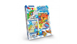 Водна розмальовка AQUA Painter 06 Ведмедик (4 картинки+блискуча мозаїка)(18)TM Danko Toys