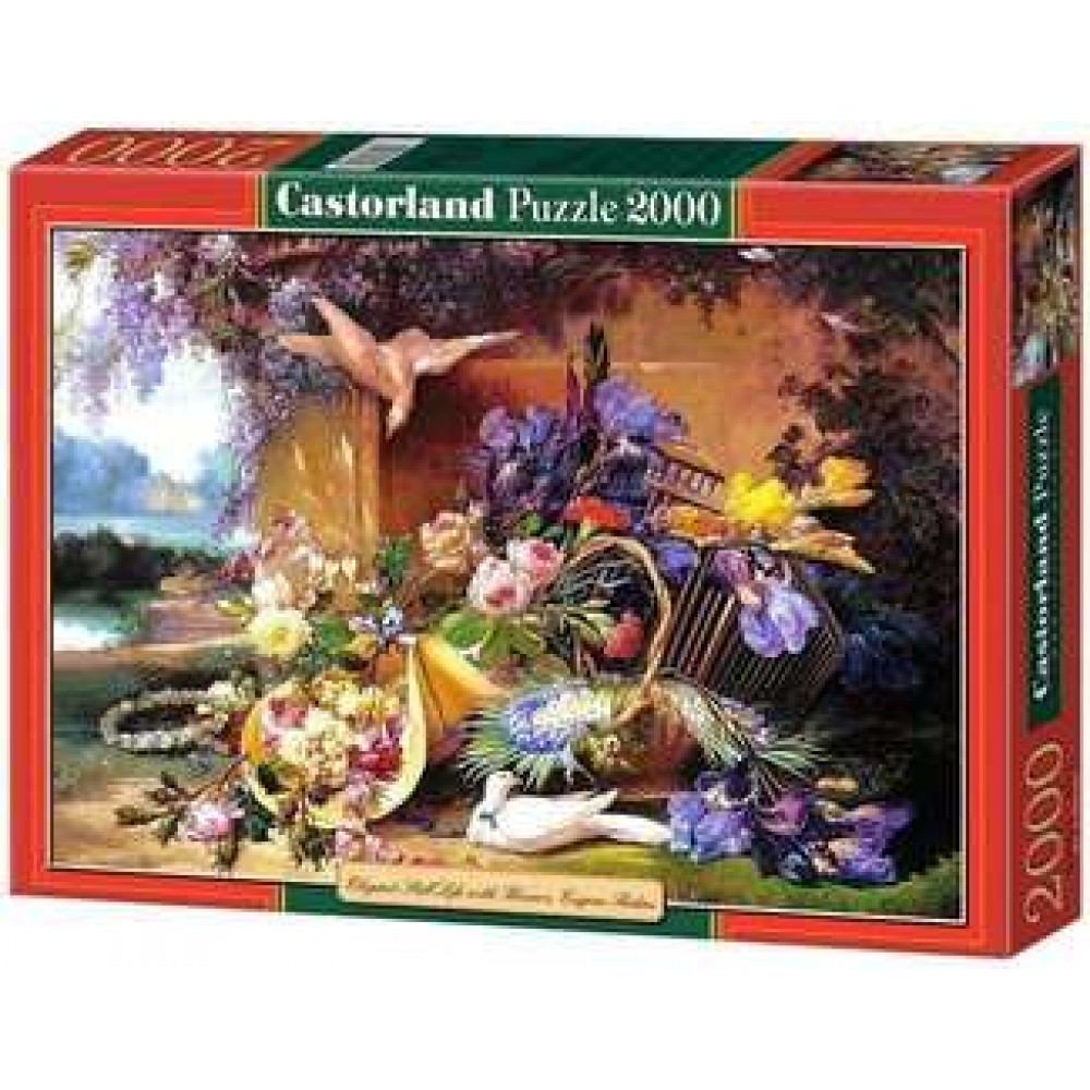 Пазл Касторленд 2000(276) Птахи квіти  92*68 см