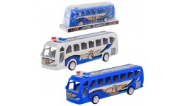 Автобус JY88-2 2 кольори  в слюді 23*6.5*7.5см