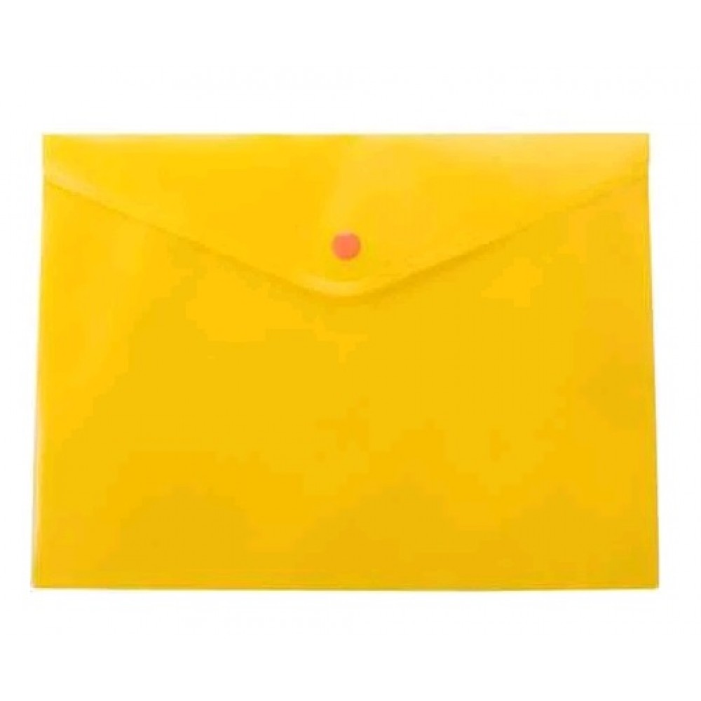 Папка-конверт А4 на кнопці BUROMAX 3926-11 жовтий (6 шт. в упаковці)/120