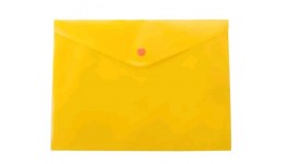 Папка-конверт А4 на кнопці BUROMAX 3926-11 жовтий (6 шт. в упаковці)/120