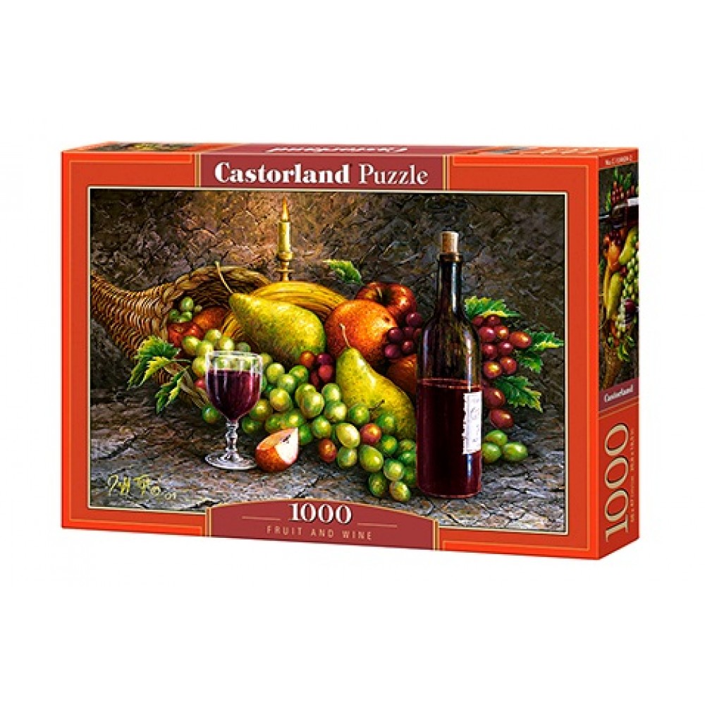 Пазл Касторленд 1000 (4604) Фрукти і вино 68*47 см
