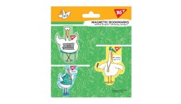 Закладки YES 707615 магнітні для книг  Гусь   зелений  3 шт.
