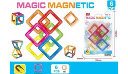 Конструктор магнітний MAGIC MAGNETIC JH8635B 6 деталей на листі 19.5х12.5 см