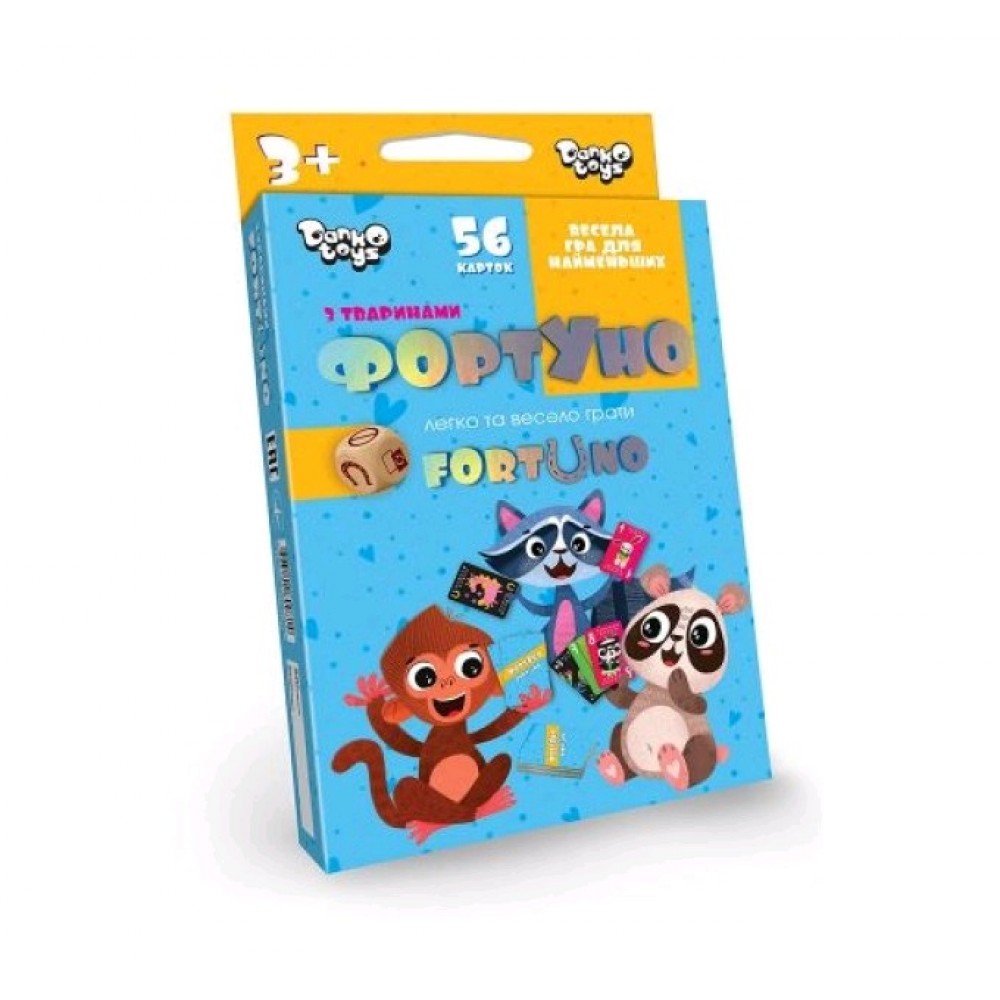 Гра настільна розвиваюча  ФортУно  9*13*2 см ТМ Danko Toys (1/32)