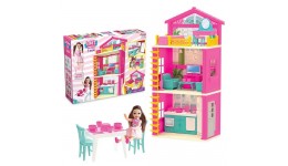 Будиночок іграшковий 3 поверхи Lola 03662 в коробці 45.5х35.5х9 см ТМ DEDE Туреччина