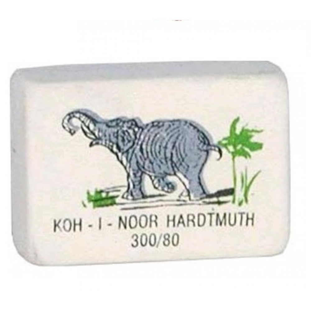 Гумка KOH-I-NOOR 300/80 м`яка  Слон  (80 шт. в упаковці)