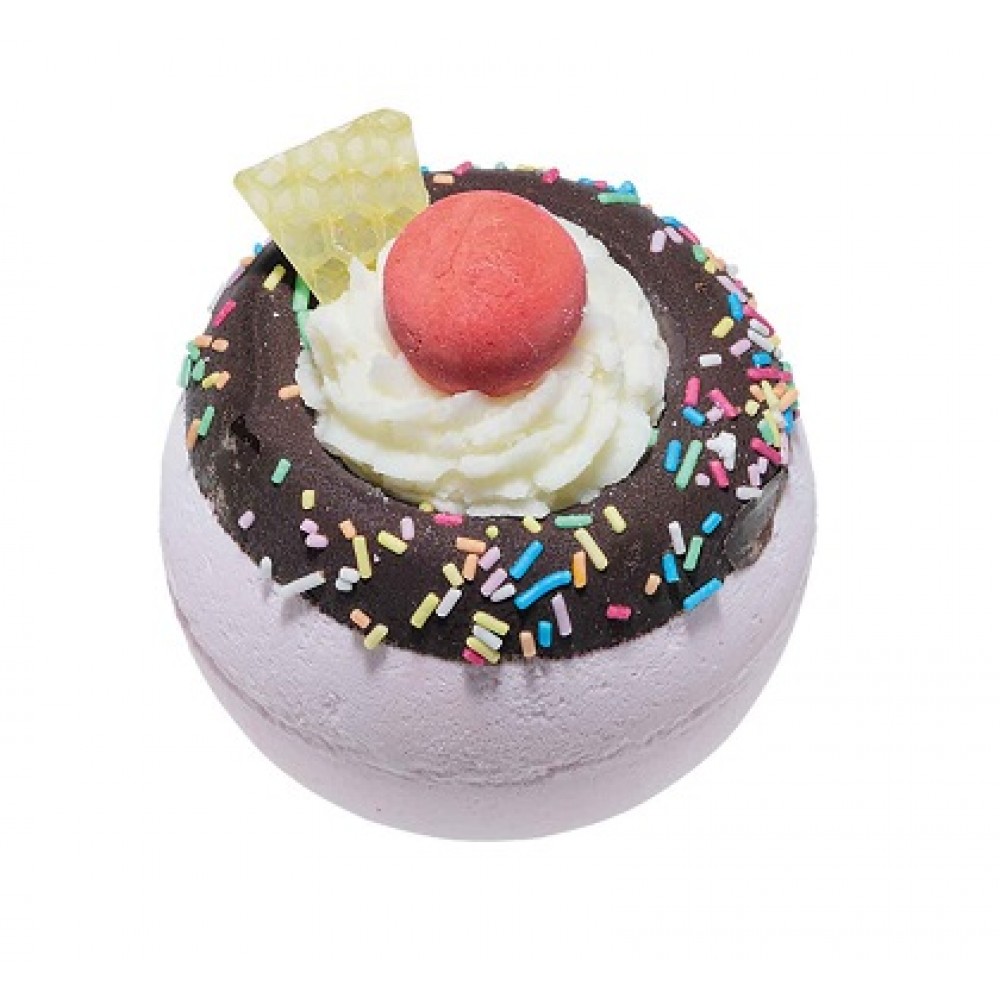 Бомбочка для ванни Move over Pavlova 160г аромат: Малина-кокос