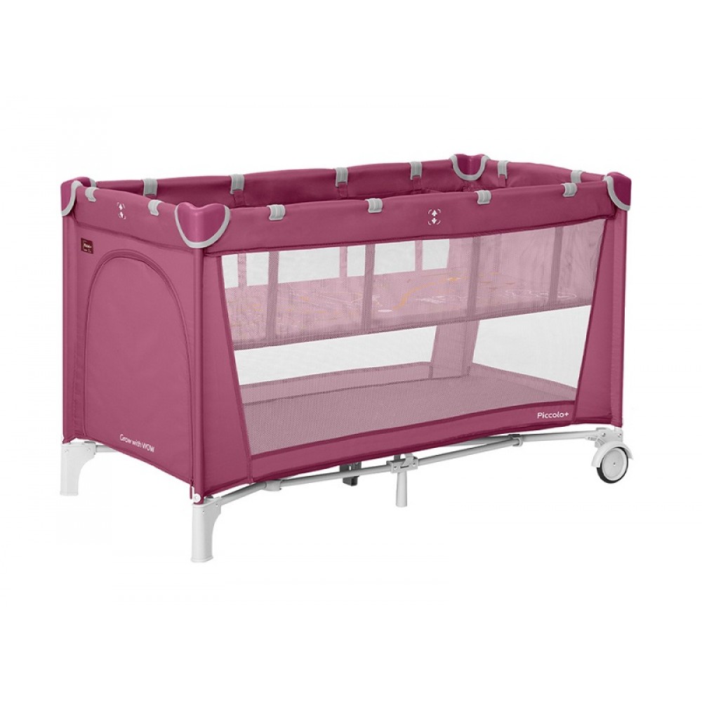 Манеж - ліжко CARRELLO Piccolo+ CRL-11501/2 Orchid Purple з двома рівнями дна  р.125*65*79см